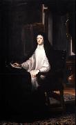 Miranda, Juan Carreno de Portrait of Queen Mariana de Austria as a Widow oil painting
